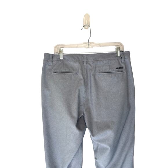 Bonobos Golf Pants Men's Blue Slim Fit Basic Casual Straight Leg Size 34 x 34 - Picture 8 of 12